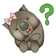 Cathy wombat! sticker #2345404