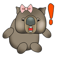 Cathy wombat! sticker #2345405
