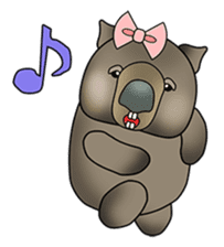 Cathy wombat! sticker #2345406