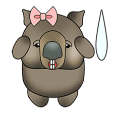 Cathy wombat! sticker #2345407