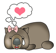 Cathy wombat! sticker #2345408