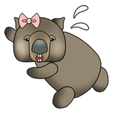 Cathy wombat! sticker #2345410