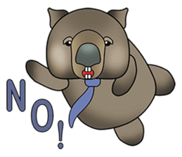 Cathy wombat! sticker #2345411