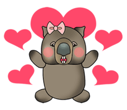 Cathy wombat! sticker #2345418