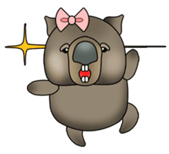 Cathy wombat! sticker #2345420