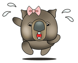 Cathy wombat! sticker #2345421