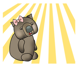Cathy wombat! sticker #2345423