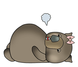 Cathy wombat! sticker #2345426