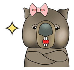 Cathy wombat! sticker #2345427