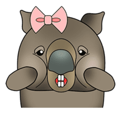 Cathy wombat! sticker #2345430