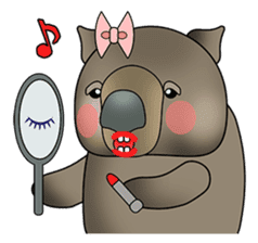 Cathy wombat! sticker #2345431