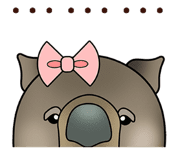 Cathy wombat! sticker #2345433