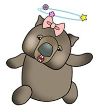 Cathy wombat! sticker #2345435