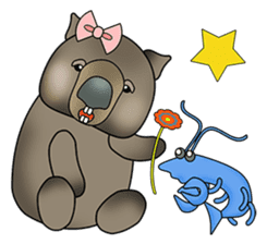 Cathy wombat! sticker #2345436