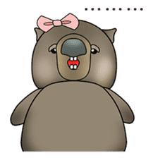 Cathy wombat! sticker #2345438