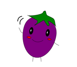 Fairy Venus of eggplant sticker #2345641