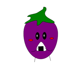 Fairy Venus of eggplant sticker #2345643