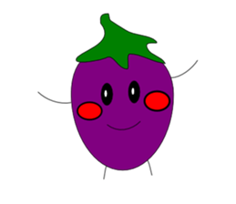 Fairy Venus of eggplant sticker #2345645