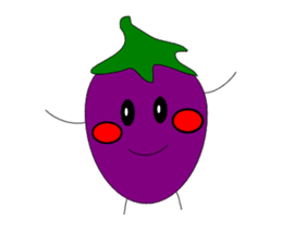Fairy Venus of eggplant sticker #2345645