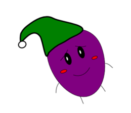 Fairy Venus of eggplant sticker #2345648