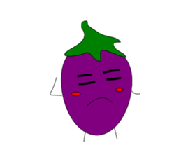 Fairy Venus of eggplant sticker #2345652