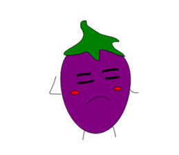 Fairy Venus of eggplant sticker #2345652