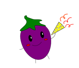 Fairy Venus of eggplant sticker #2345653