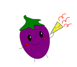Fairy Venus of eggplant sticker #2345653