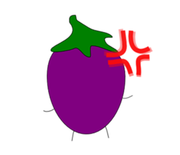 Fairy Venus of eggplant sticker #2345654