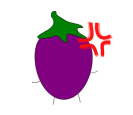 Fairy Venus of eggplant sticker #2345654