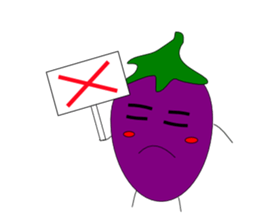 Fairy Venus of eggplant sticker #2345656