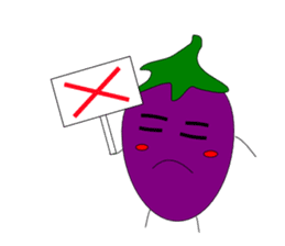 Fairy Venus of eggplant sticker #2345656