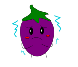 Fairy Venus of eggplant sticker #2345657