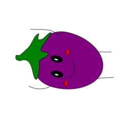 Fairy Venus of eggplant sticker #2345658