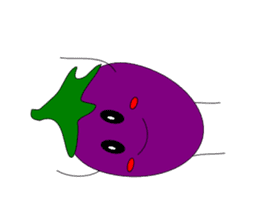 Fairy Venus of eggplant sticker #2345658