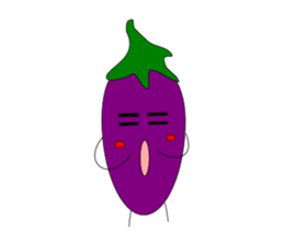 Fairy Venus of eggplant sticker #2345659