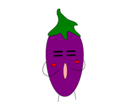 Fairy Venus of eggplant sticker #2345659