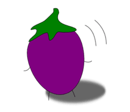Fairy Venus of eggplant sticker #2345661