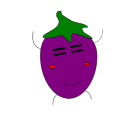Fairy Venus of eggplant sticker #2345662