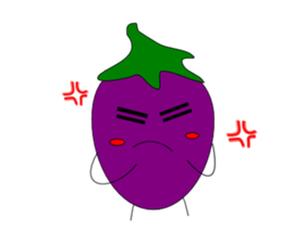 Fairy Venus of eggplant sticker #2345663