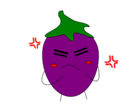 Fairy Venus of eggplant sticker #2345663