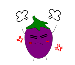 Fairy Venus of eggplant sticker #2345664