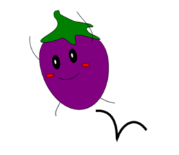 Fairy Venus of eggplant sticker #2345666