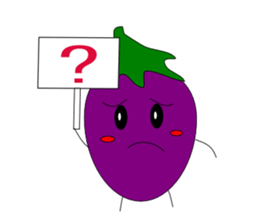 Fairy Venus of eggplant sticker #2345668