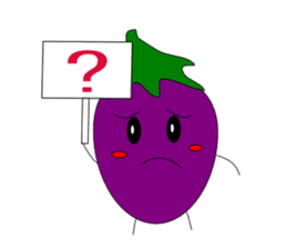 Fairy Venus of eggplant sticker #2345668