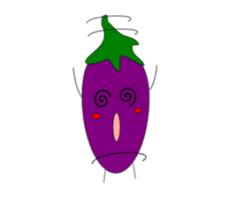 Fairy Venus of eggplant sticker #2345669