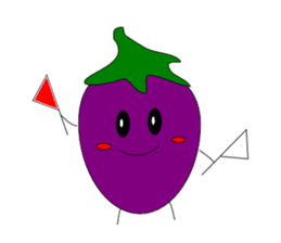 Fairy Venus of eggplant sticker #2345670