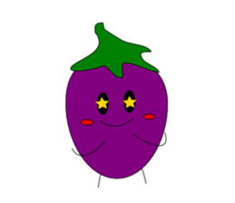 Fairy Venus of eggplant sticker #2345671