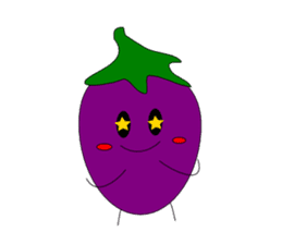 Fairy Venus of eggplant sticker #2345671