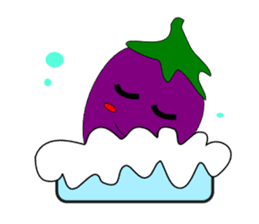 Fairy Venus of eggplant sticker #2345672